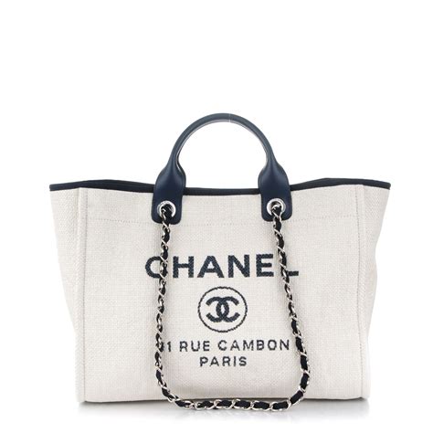 white chanel tote handbag|chanel canvas tote 2021.